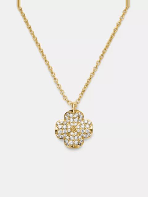 kate spade Spade Flower Pave Mini Pendant