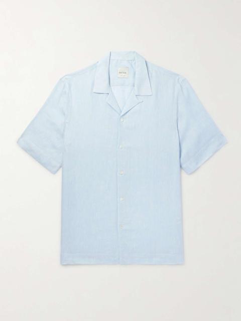 Paul Smith Convertible-Collar Linen Shirt