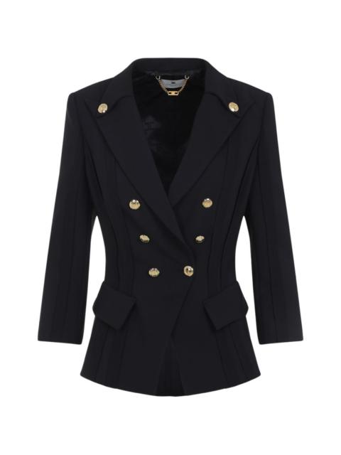 ELISABETTA FRANCHI button double-breasted jacket