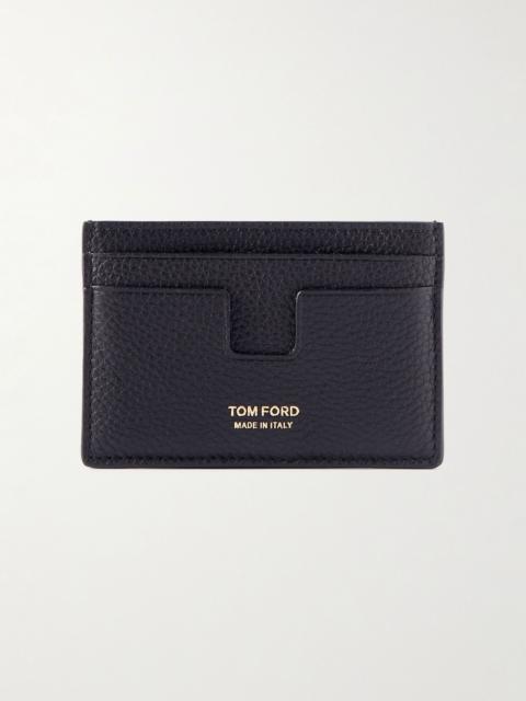 TOM FORD Full-Grain Leather Cardholder Black