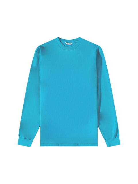 AURALEE Auralee Luster Plaiting Long-Sleeve Tee 'Teal Green'