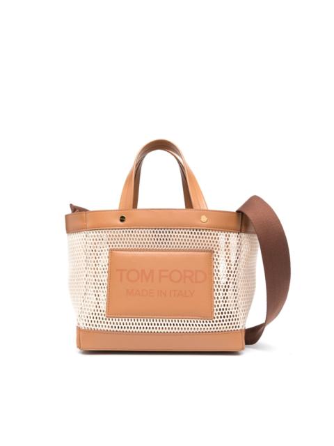 TOM FORD mesh-panelled shopping bag