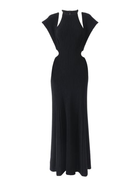 ワンピース Chloe Abito maxi con dettagli cut-out (C24UMR01520 001) chloe-abito-maxi-con-dettagli-