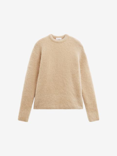 The Frankie Shop Ellery Mohair Crewneck Sweater - Beige