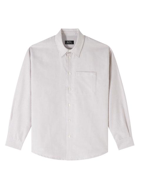 A.P.C. Boyfriend Logo shirt