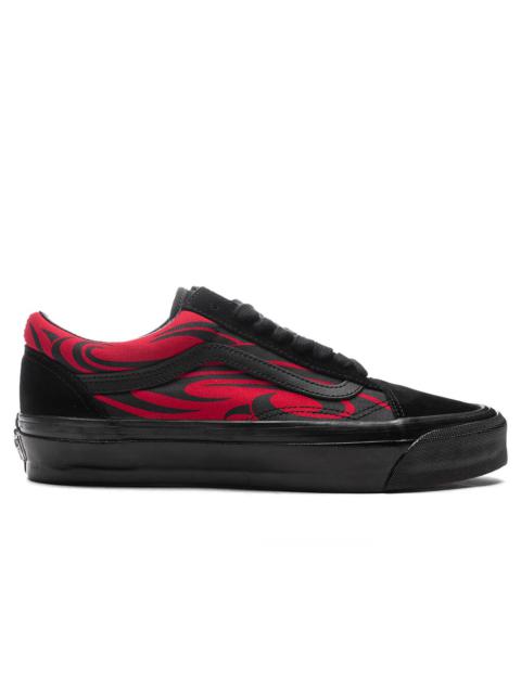 Vans PREMIUM OLD SKOOL Y2K FLAME - BLACK/RED