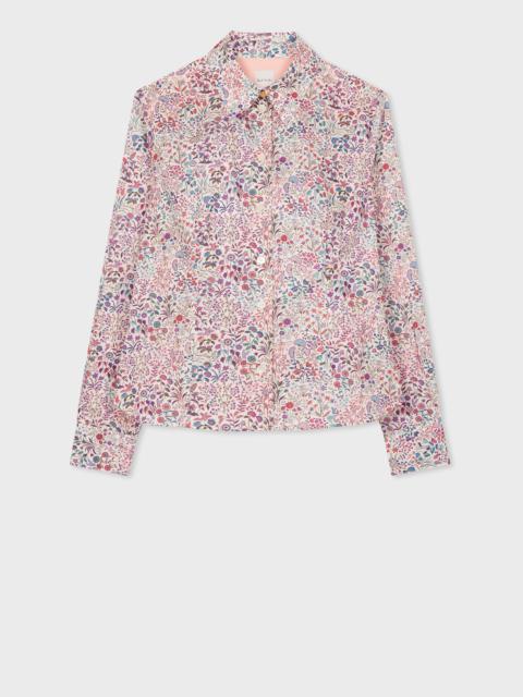 Paul Smith Women's Multicolour 'Liberty Floral' Cotton Shirt