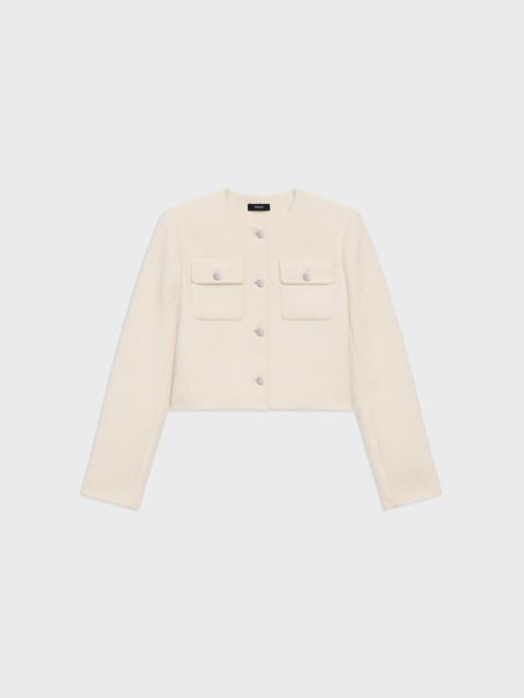 Theory Cardigan Jacket in Tweed