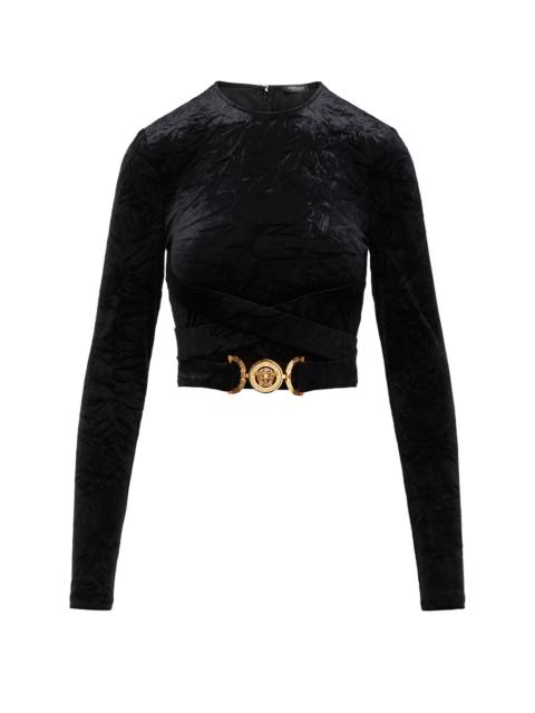VERSACE Medusa Belted Top