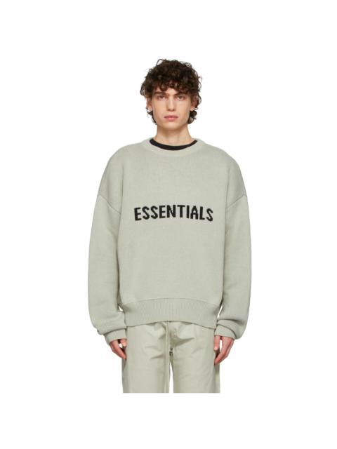 SSENSE Exclusive Green Knit Pullover Sweater