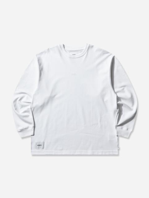 WTAPS Men's SIGN-YD Longsleeve T-Shirt White