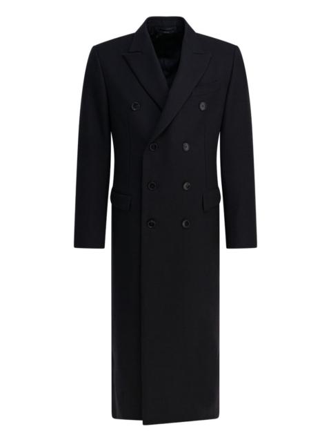 TOM FORD double-breasted notched coat
