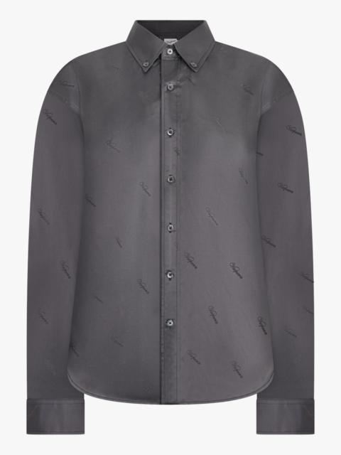 VAQUERA L/S OVERSIZED SHIRT | DARK GREY