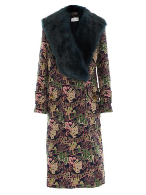 Zimmermann CELESTIAL FAUX FUR COAT