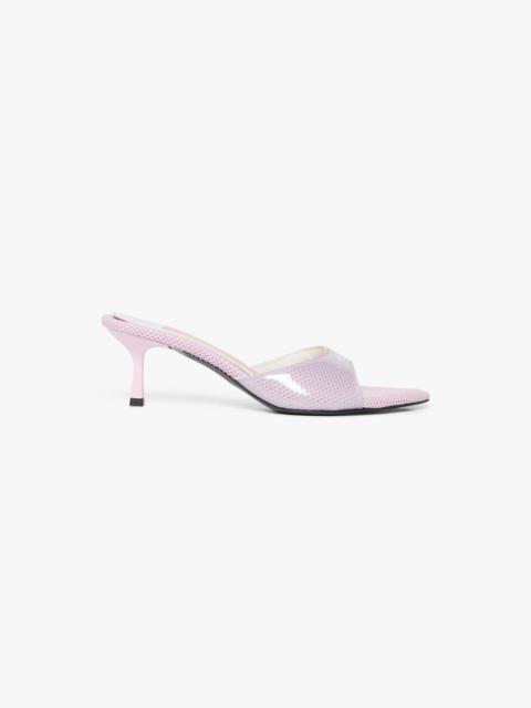 CASABLANCA Pink Heeled Mule Sandals | Casablanca Paris