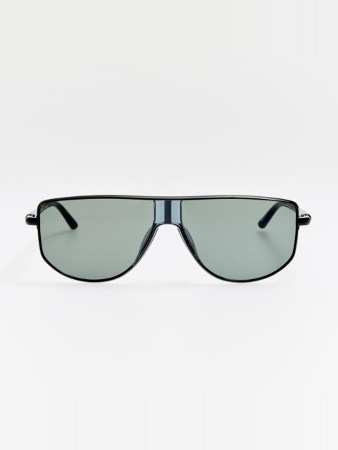 JACQUEMUS Corsa Sunglasses in Black and Grey