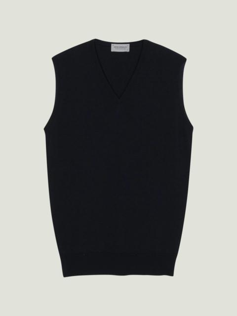 JOHN SMEDLEY Hadfield Extra Fine Merino Wool Slipover