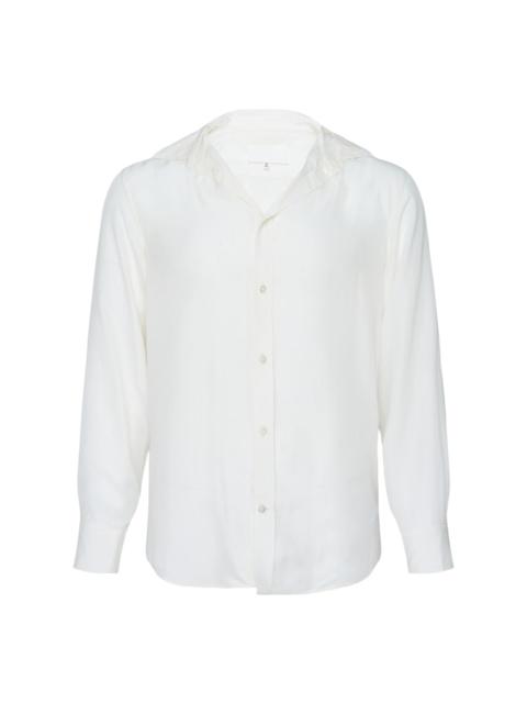 Maison Margiela Long-Sleeved Washed Silk Shirt