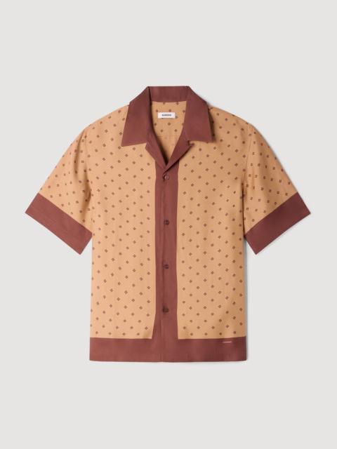 Sandro MICRO CROSS MOTIF SHIRT