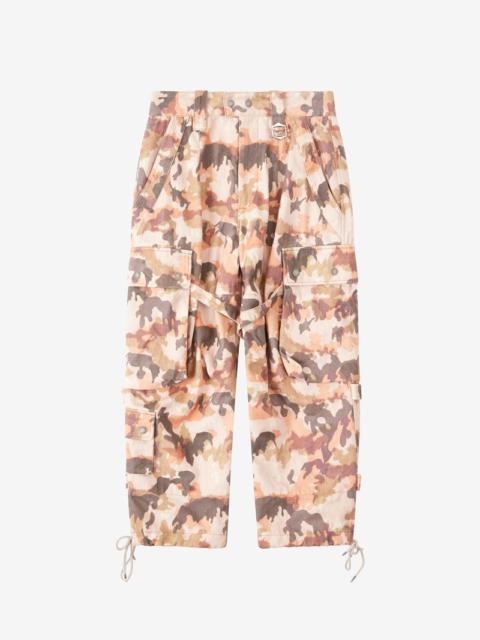 Isabel Marant ELORE PRINTED COTTON TROUSERS