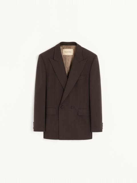 Valentino VALENTINO DOUBLE-BREASTED JACKET IN LIGHT DOUBLE WOOL