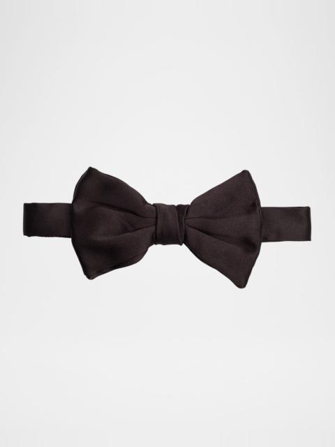 GIORGIO ARMANI Men's Pre-Tied Silk Twill Bow Tie