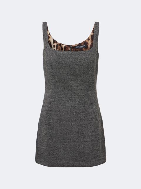 Dolce & Gabbana Wool tweed minidress
