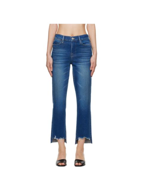 Blue 'Le High Straight' Jeans