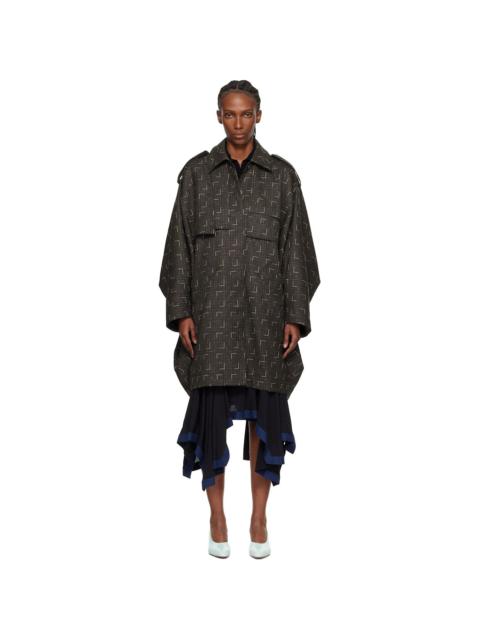 Kiko Kostadinov Brown Statsinger Coat