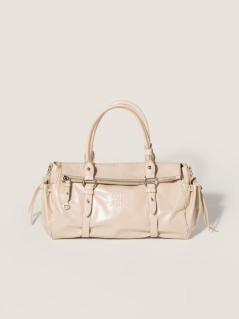 Miu Miu Shiny leather handbag