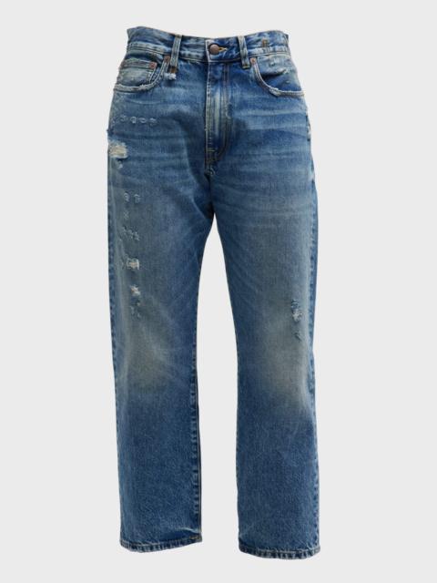 R13 Distressed Boyfriend Jeans