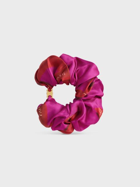 CELINE Celine Weaved Ribbons Scrunchy in silk and Brass with Gold Finish