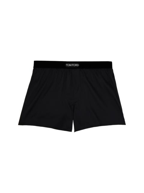 TOM FORD Black Silk Boxers