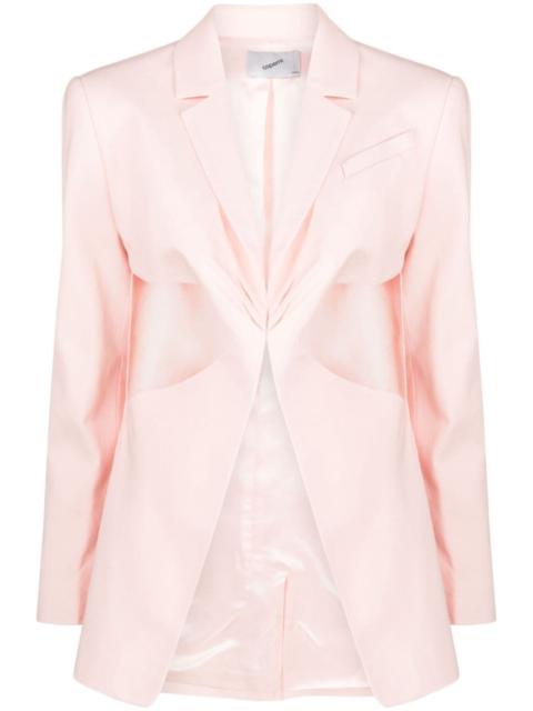 COPERNI twisted cut-out blazer