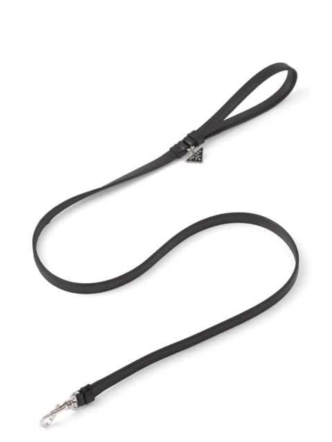 Prada Brushed leather pet leash