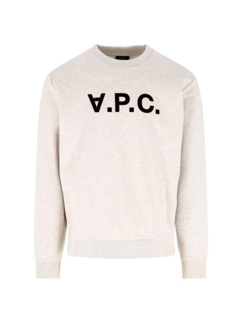 A.P.C. LOGO SWEATSHIRT
