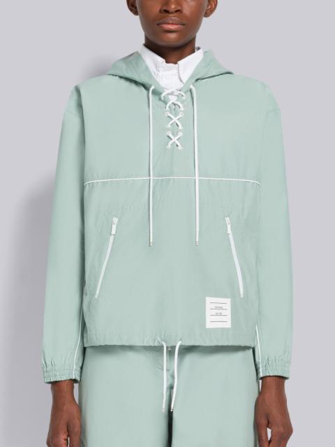 Thom Browne Ripstop Oversized Lace Up Anorak