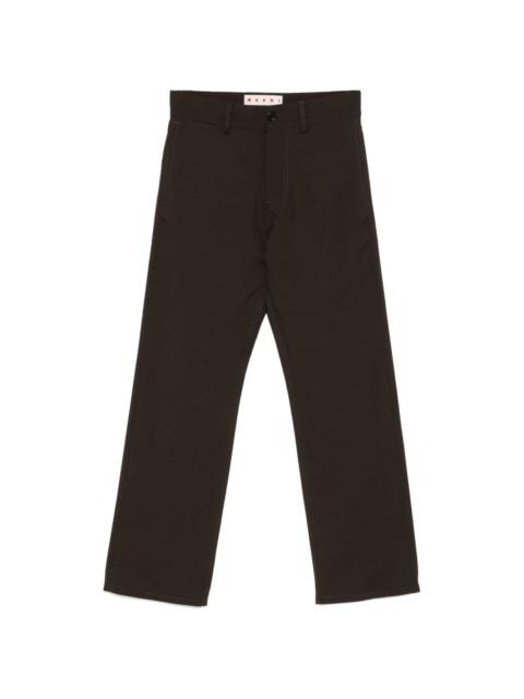 straight-leg trousers