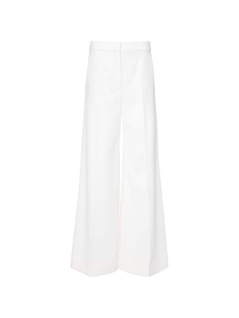 high-rise wide-leg trousers