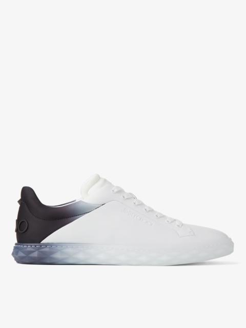 Diamond Light/m Ii
White and Black Leather Mix Low-Top Trainers