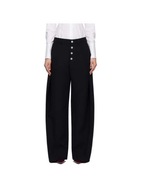 Jean Paul Gaultier Black 'The Sculptural' Trousers