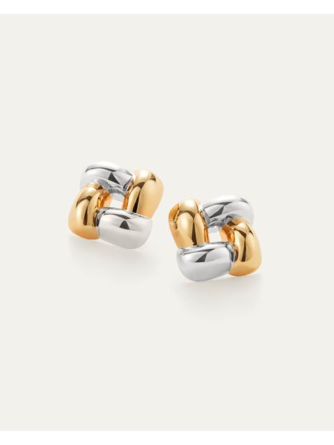 JENNY BIRD Medium Woven Square Earrings