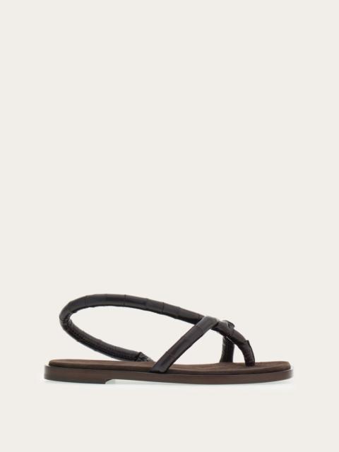 FERRAGAMO Flat strappy sandal