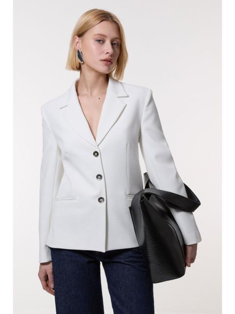 KAREN MILLEN Tailored Textured Single Breasted Jacket