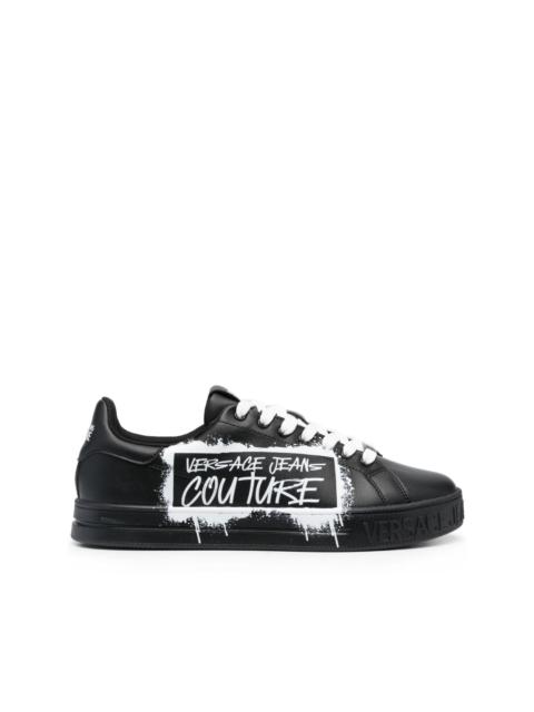 VERSACE JEANS COUTURE logo-print low-top sneakers