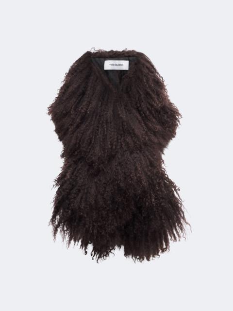 Yves Salomon Shearling scarf