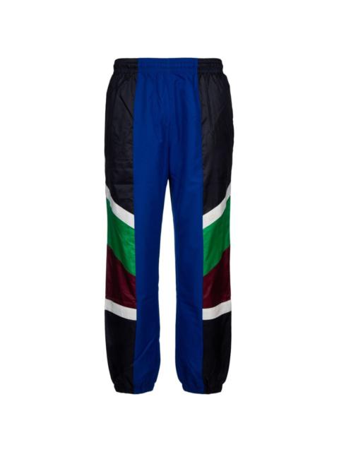 appliqué cotton track pants