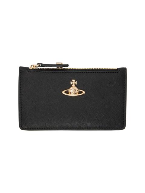 Vivienne Westwood Black Slim Long Card Holder