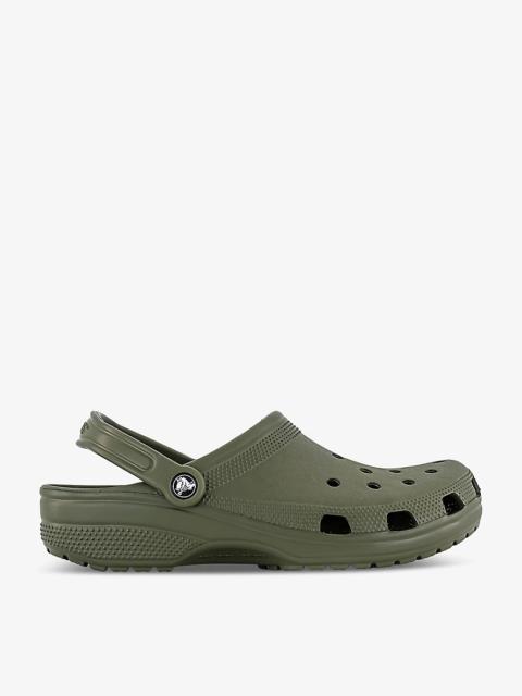 crocs Classic logo-embellished rubber clogs