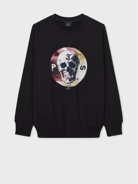 Black 'Skull' Print Sweatshirt